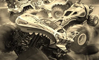 Hot Wheels Monster Trucks Live Glow-N-Fire